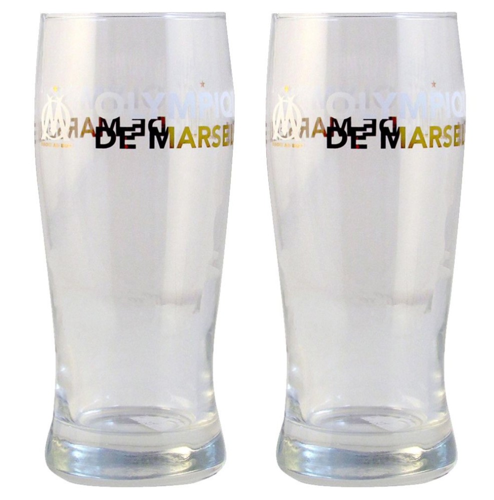 Verres à Bière OLYMPIQUE DE MARSEILLE