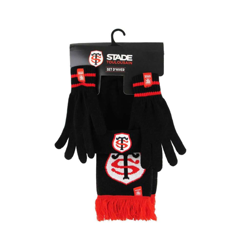 Pack Echappe Gants Bonnet STADE TOULOUSAIN