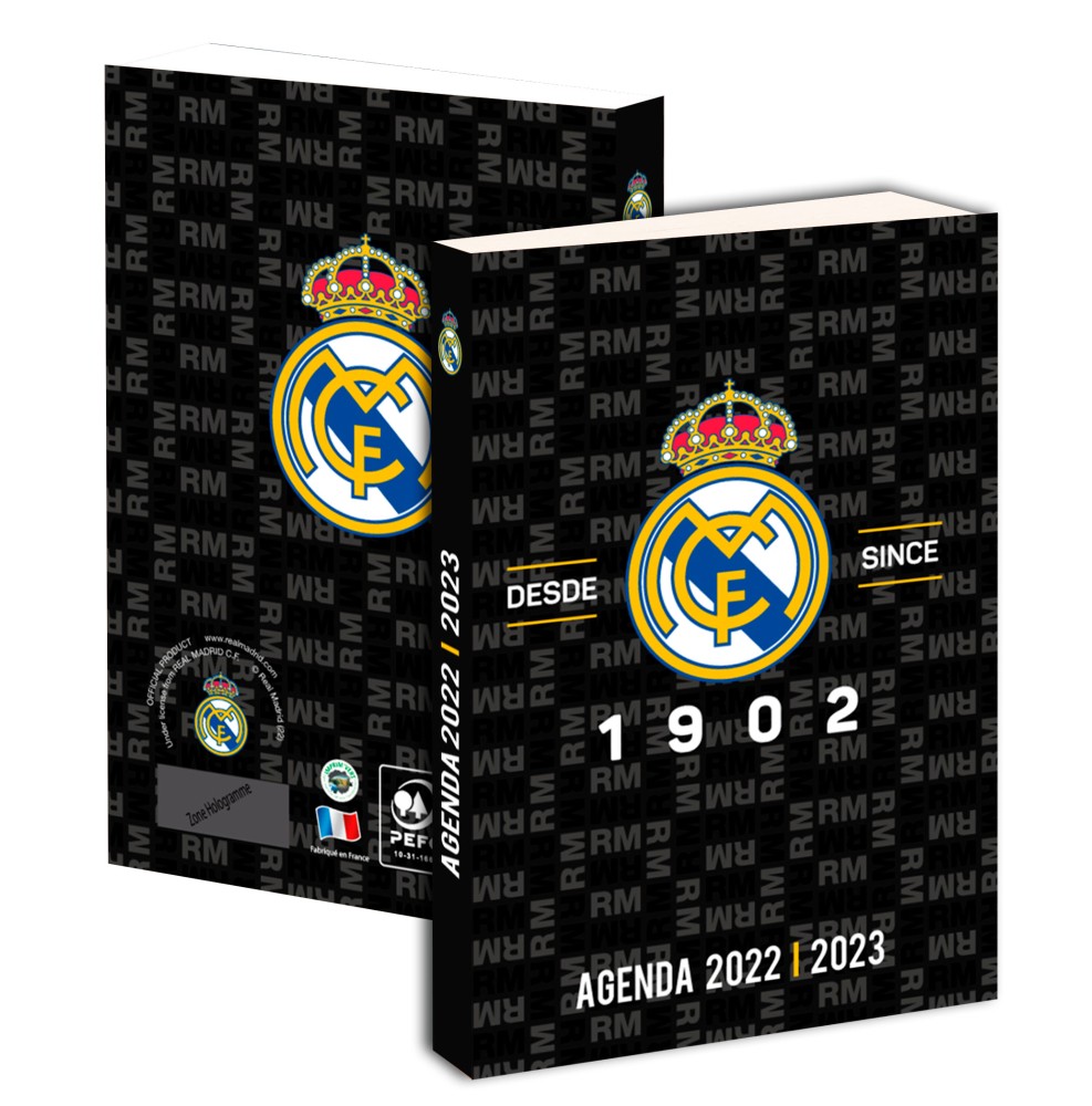 Agenda Scolaire 2022/2023 REAL MADRID